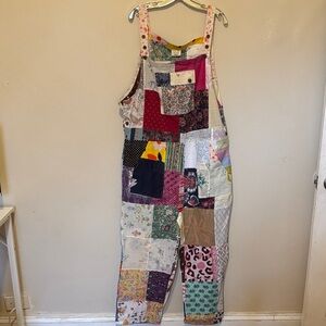 Ashley Taylor Colorful Patchwork Jumpsuit